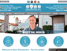 Tablet Screenshot of drnisco.com